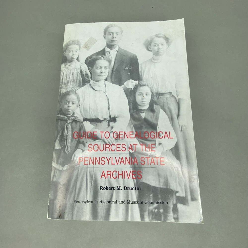 VTG Guide to Genealogical‎ Sources Pennsylvania State Archives PA Family History